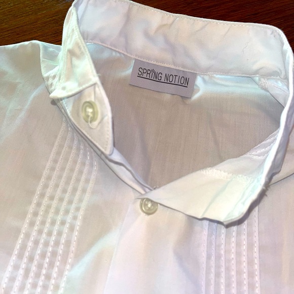 Size small. Spring Notion white dress shirt. - Picture 2 of 3